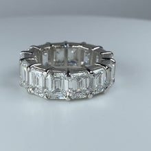 Load and play video in Gallery viewer, Emerald Cut Eternity Band
