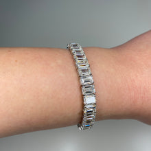 Load image into Gallery viewer, Emerald Cut Tennis Bracelet

