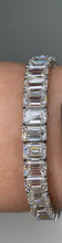 Load image into Gallery viewer, Emerald Cut Tennis Bracelet
